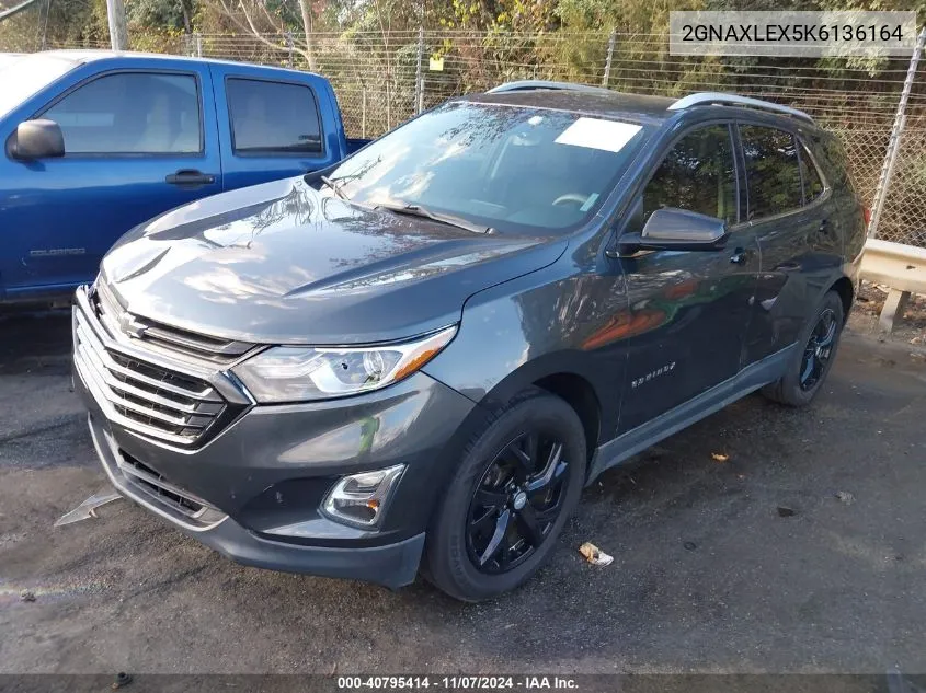 2019 Chevrolet Equinox Lt VIN: 2GNAXLEX5K6136164 Lot: 40795414