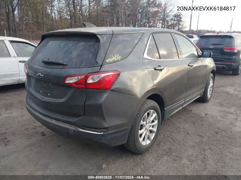 2GNAXKEVXK6184817 2019 Chevrolet Equinox Lt