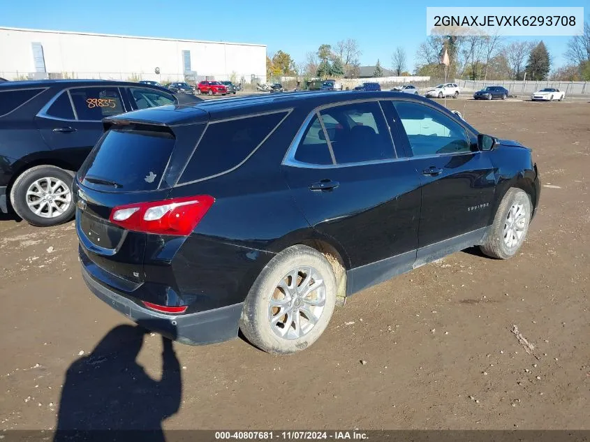 2019 Chevrolet Equinox Lt VIN: 2GNAXJEVXK6293708 Lot: 40807681