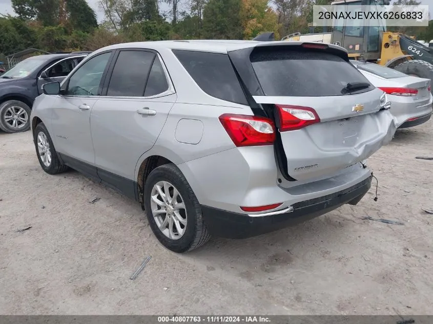 2019 Chevrolet Equinox Lt VIN: 2GNAXJEVXK6266833 Lot: 40807763