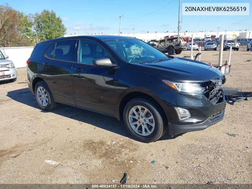 2019 Chevrolet Equinox Ls VIN: 2GNAXHEV8K6256519 Lot: 40834157