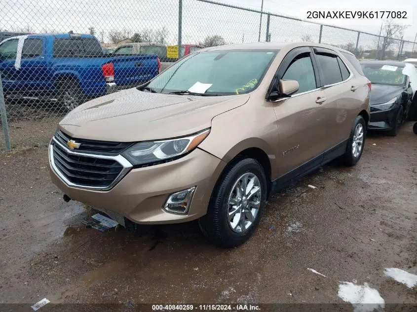 2019 Chevrolet Equinox Lt VIN: 2GNAXKEV9K6177082 Lot: 40840259