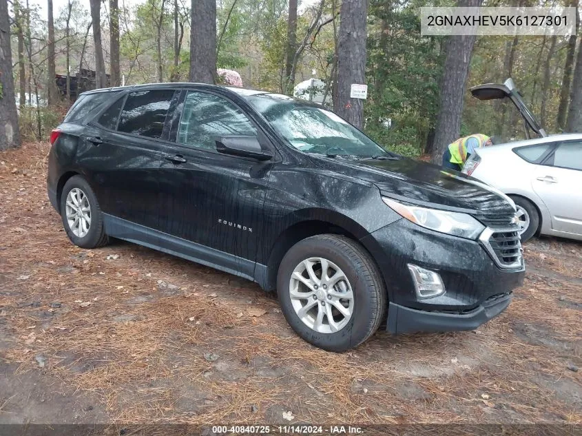 2019 Chevrolet Equinox Ls VIN: 2GNAXHEV5K6127301 Lot: 40840725