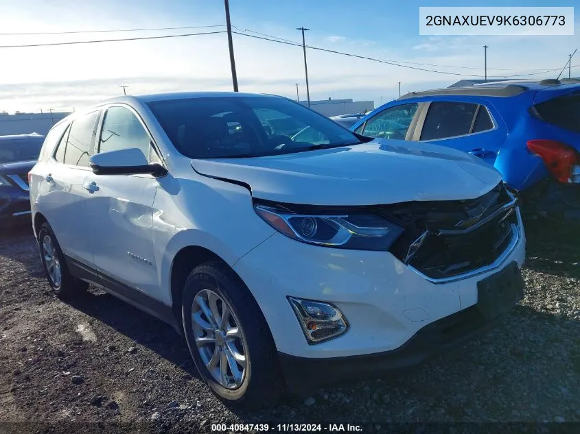 2019 Chevrolet Equinox Lt VIN: 2GNAXUEV9K6306773 Lot: 40847439