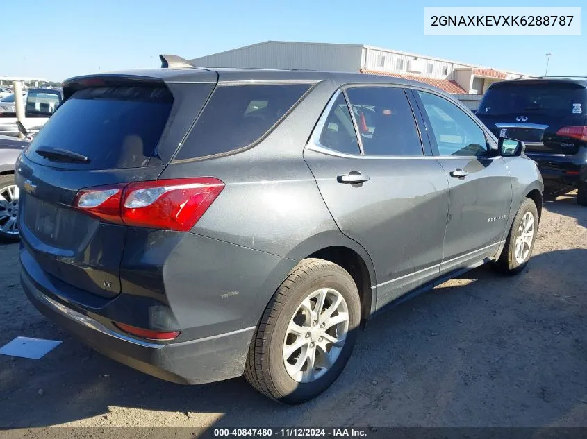 2019 Chevrolet Equinox Lt VIN: 2GNAXKEVXK6288787 Lot: 40847480