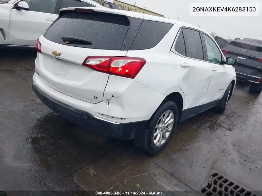 2019 Chevrolet Equinox Lt VIN: 2GNAXKEV4K6283150 Lot: 40853605