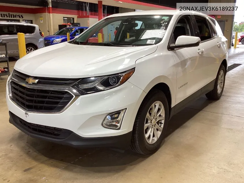 2019 Chevrolet Equinox Lt VIN: 2GNAXJEV3K6189237 Lot: 40856276