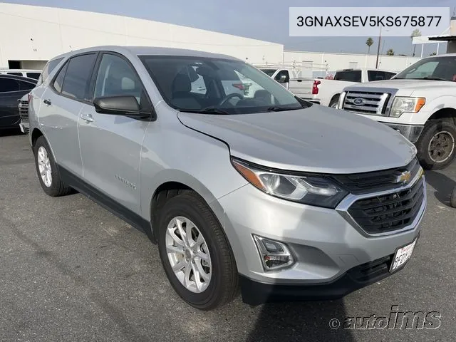 2019 Chevrolet Equinox Ls VIN: 3GNAXSEV5KS675877 Lot: 40868838