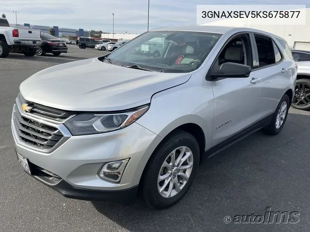 2019 Chevrolet Equinox Ls VIN: 3GNAXSEV5KS675877 Lot: 40868838