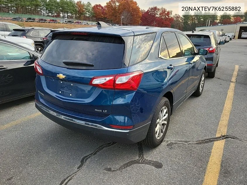 2019 Chevrolet Equinox Lt VIN: 2GNAXTEV7K6255882 Lot: 40874614