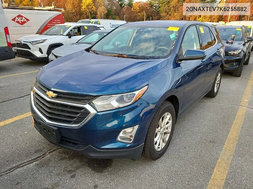 2019 Chevrolet Equinox Lt VIN: 2GNAXTEV7K6255882 Lot: 40874614