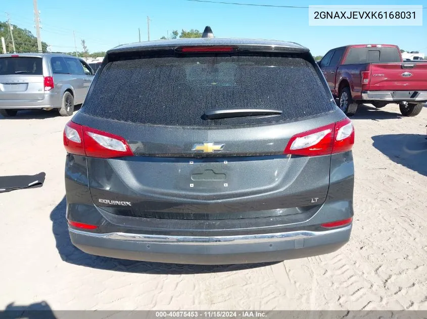 2019 Chevrolet Equinox Lt VIN: 2GNAXJEVXK6168031 Lot: 40875453