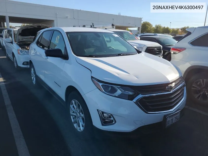 2019 Chevrolet Equinox Ls VIN: 2GNAXHEV4K6300497 Lot: 40878556