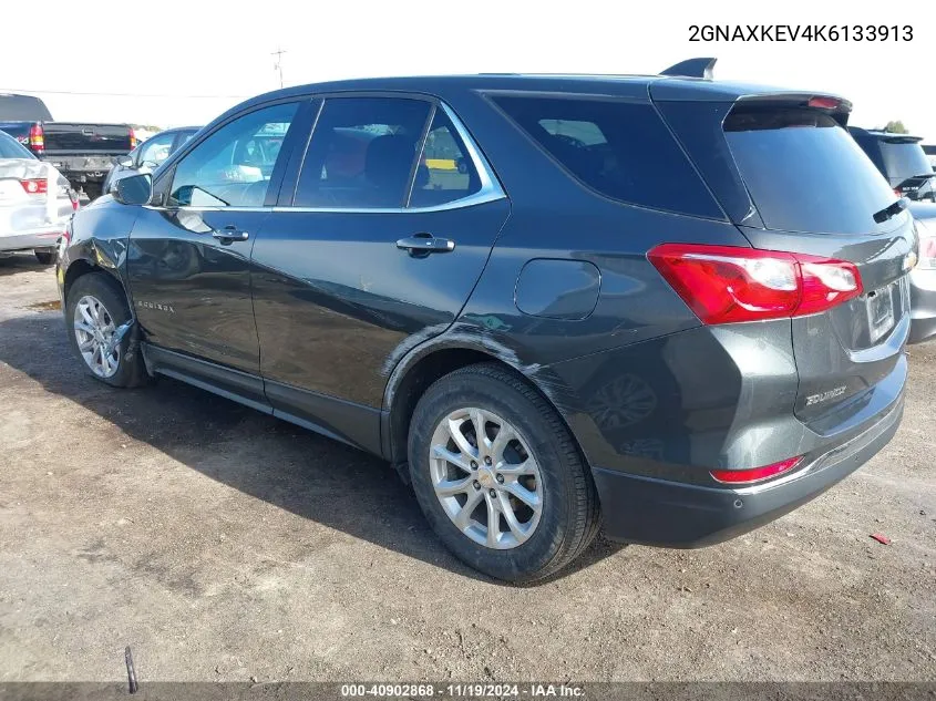 2019 Chevrolet Equinox Lt VIN: 2GNAXKEV4K6133913 Lot: 40902868