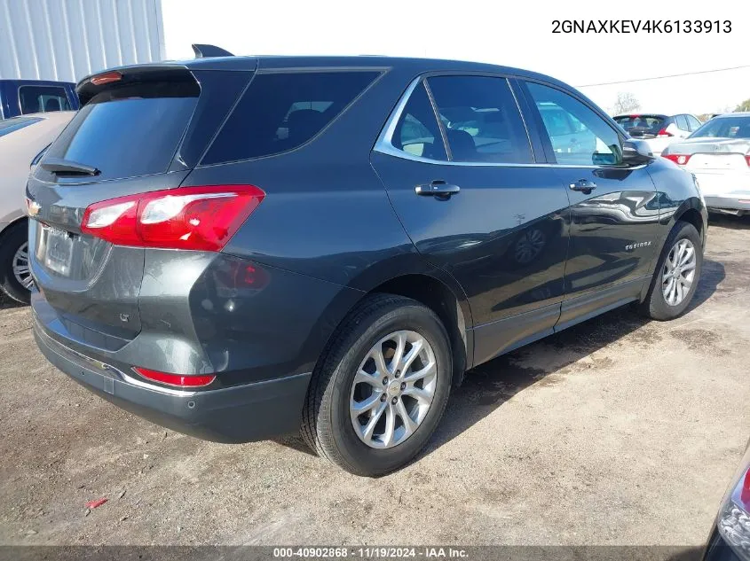 2019 Chevrolet Equinox Lt VIN: 2GNAXKEV4K6133913 Lot: 40902868