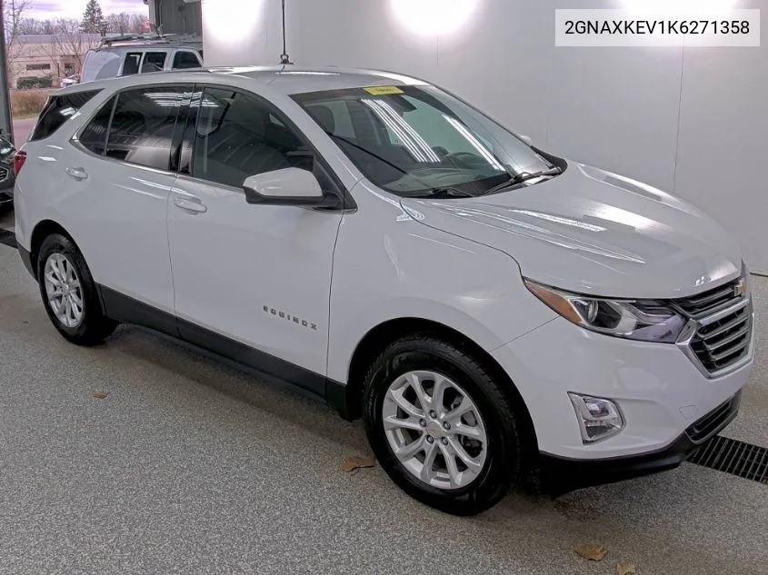 2019 Chevrolet Equinox Lt VIN: 2GNAXKEV1K6271358 Lot: 40912894