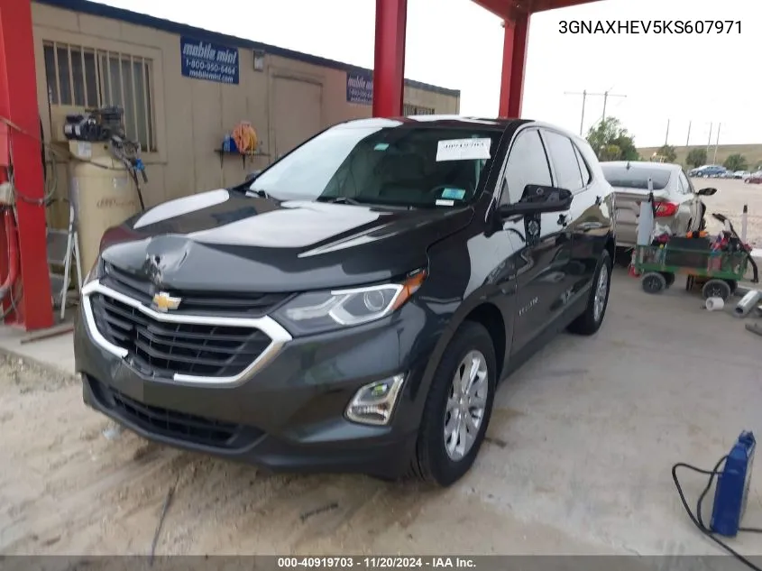 2019 Chevrolet Equinox Ls VIN: 3GNAXHEV5KS607971 Lot: 40919703