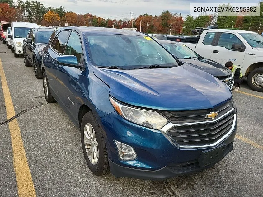 2019 Chevrolet Equinox Lt VIN: 2GNAXTEV7K6255882 Lot: 40935819