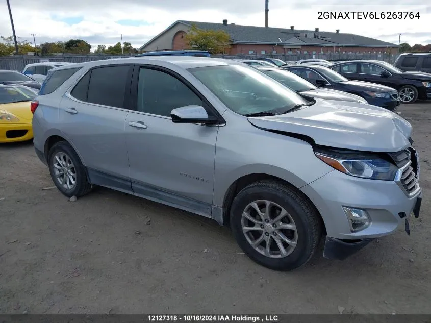 2020 Chevrolet Equinox VIN: 2GNAXTEV6L6263764 Lot: 12127318