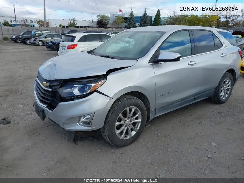 2020 Chevrolet Equinox VIN: 2GNAXTEV6L6263764 Lot: 12127318