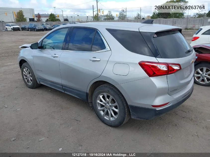 2020 Chevrolet Equinox VIN: 2GNAXTEV6L6263764 Lot: 12127318