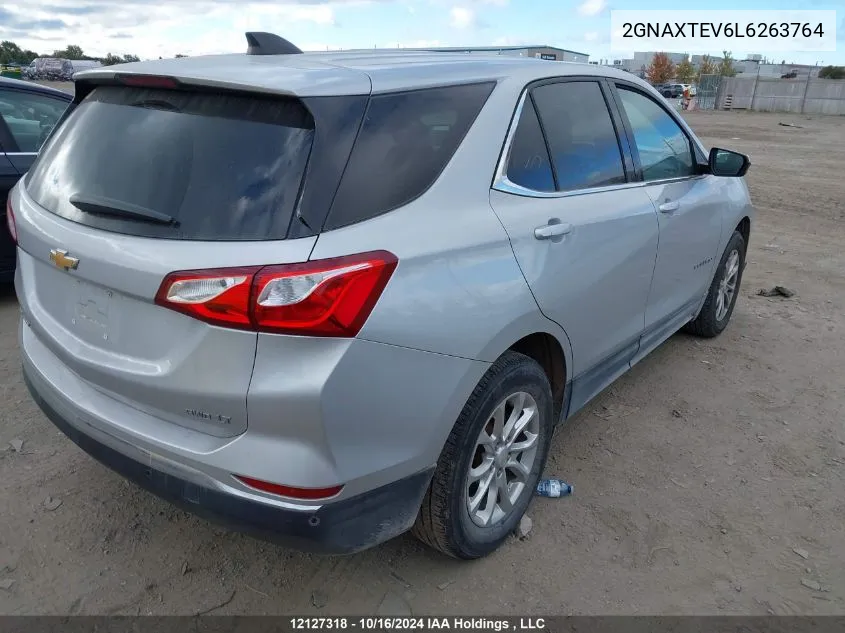 2020 Chevrolet Equinox VIN: 2GNAXTEV6L6263764 Lot: 12127318