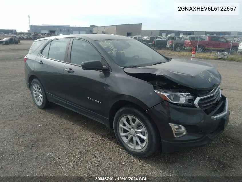 2020 Chevrolet Equinox Ls VIN: 2GNAXHEV6L6122657 Lot: 30046710