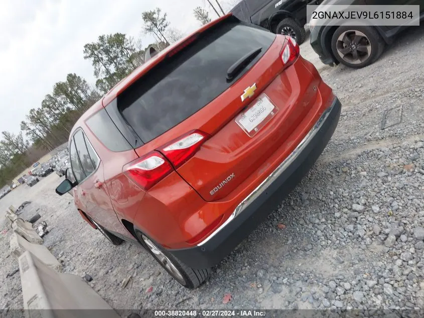 2020 Chevrolet Equinox Fwd 2Fl VIN: 2GNAXJEV9L6151884 Lot: 38820448