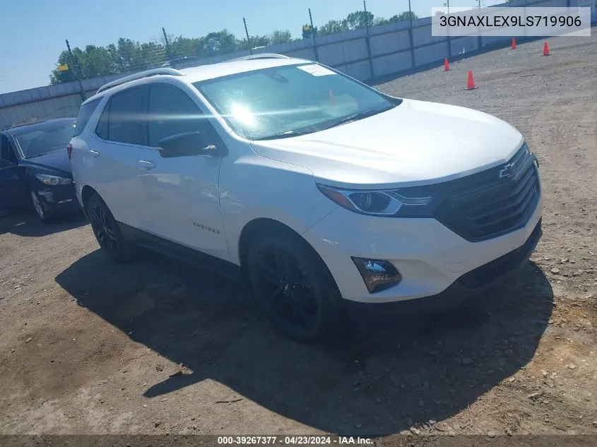 2020 Chevrolet Equinox Fwd Lt 2.0L Turbo VIN: 3GNAXLEX9LS719906 Lot: 39267377