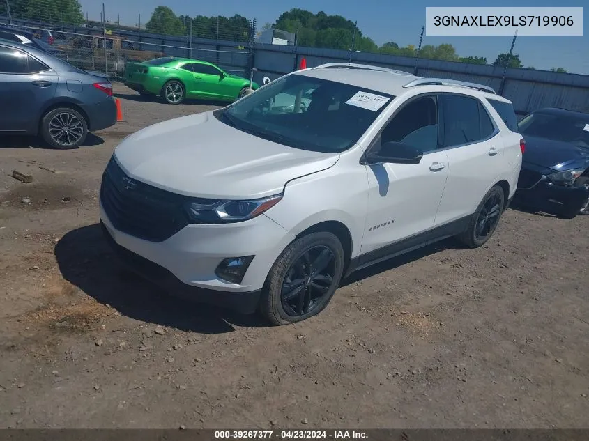 2020 Chevrolet Equinox Fwd Lt 2.0L Turbo VIN: 3GNAXLEX9LS719906 Lot: 39267377