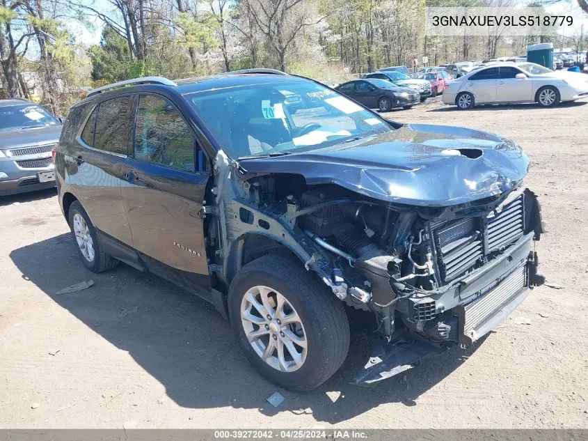 2020 Chevrolet Equinox Awd Lt 1.5L Turbo VIN: 3GNAXUEV3LS518779 Lot: 39272042