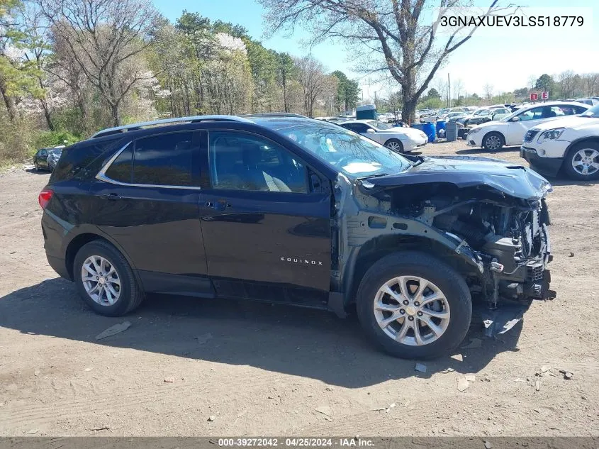 2020 Chevrolet Equinox Awd Lt 1.5L Turbo VIN: 3GNAXUEV3LS518779 Lot: 39272042