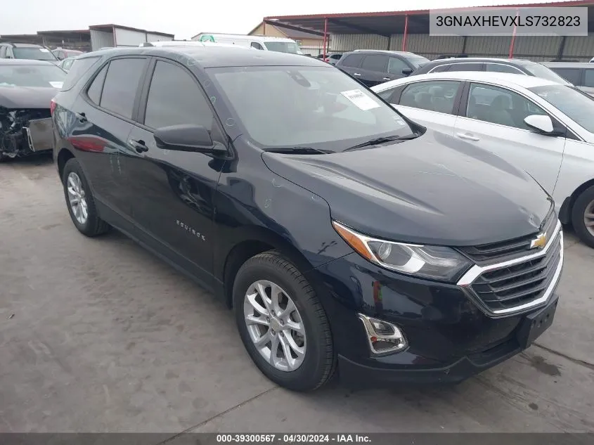 2020 Chevrolet Equinox Fwd Ls VIN: 3GNAXHEVXLS732823 Lot: 39300567