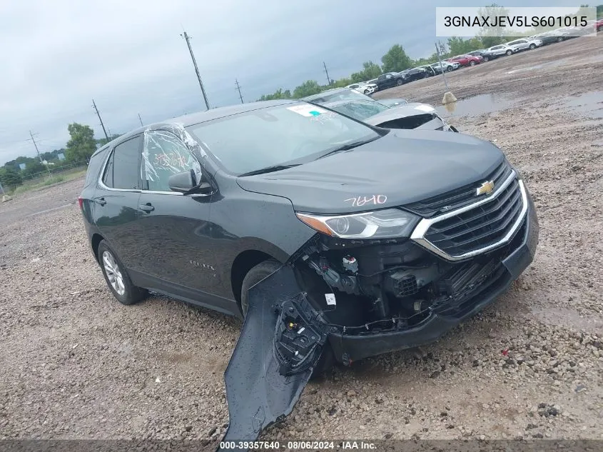 2020 Chevrolet Equinox Fwd 2Fl VIN: 3GNAXJEV5LS601015 Lot: 39357640