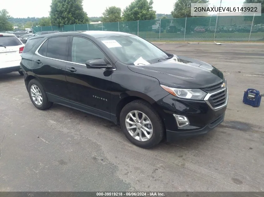 2020 Chevrolet Equinox Awd Lt 1.5L Turbo VIN: 2GNAXUEV4L6143922 Lot: 39519218