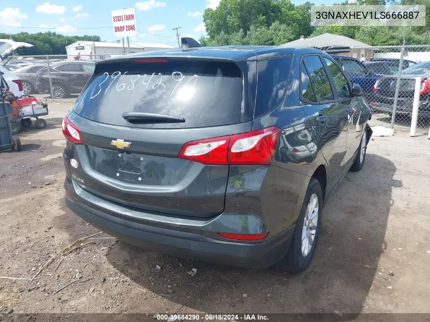 3GNAXHEV1LS666887 2020 Chevrolet Equinox Fwd Ls