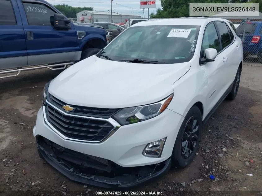 2020 Chevrolet Equinox Awd Lt 1.5L Turbo VIN: 3GNAXUEV9LS526448 Lot: 39747422