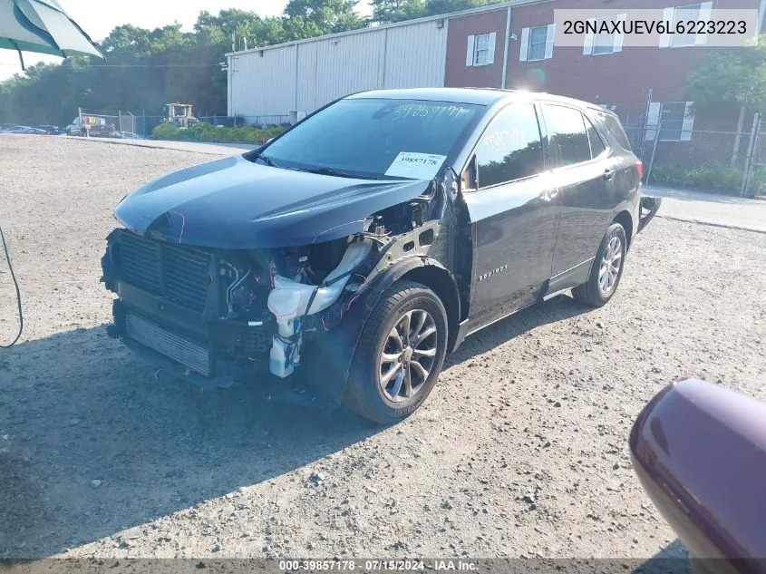 2020 Chevrolet Equinox Awd Lt 1.5L Turbo VIN: 2GNAXUEV6L6223223 Lot: 39857178