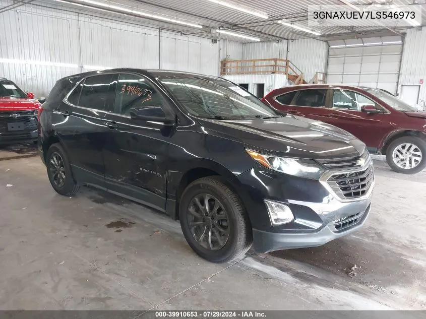 2020 Chevrolet Equinox Awd Lt 1.5L Turbo VIN: 3GNAXUEV7LS546973 Lot: 39910653