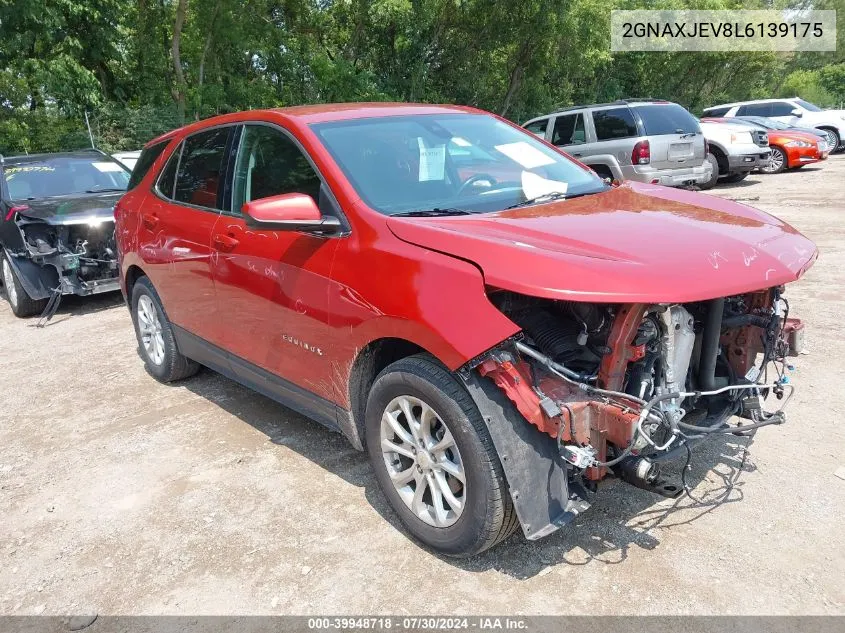 2020 Chevrolet Equinox Fwd 2Fl VIN: 2GNAXJEV8L6139175 Lot: 39948718