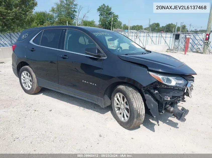 2020 Chevrolet Equinox Fwd 2Fl VIN: 2GNAXJEV2L6137468 Lot: 39960412