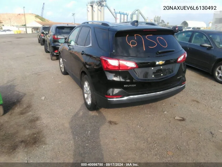 2GNAXUEV6L6130492 2020 Chevrolet Equinox Awd Lt 1.5L Turbo