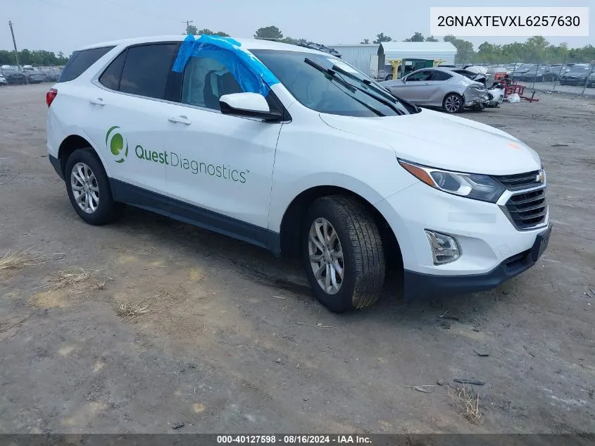 2020 Chevrolet Equinox Awd 2Fl VIN: 2GNAXTEVXL6257630 Lot: 40127598