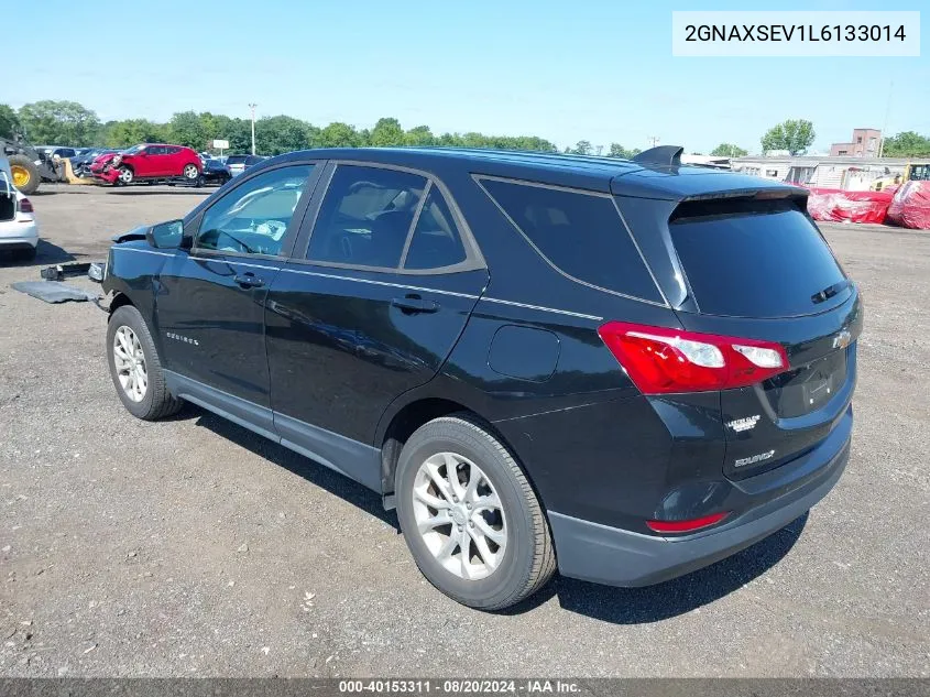 2020 Chevrolet Equinox Awd Ls VIN: 2GNAXSEV1L6133014 Lot: 40153311