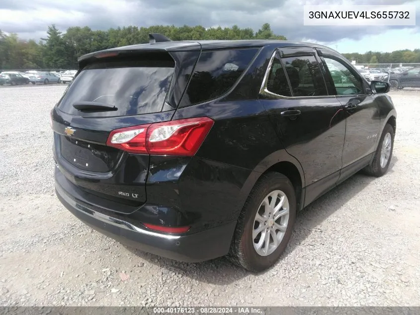 2020 Chevrolet Equinox Awd Lt 1.5L Turbo VIN: 3GNAXUEV4LS655732 Lot: 40176123