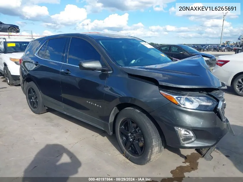 2020 Chevrolet Equinox Fwd Lt 1.5L Turbo VIN: 2GNAXKEV1L6265691 Lot: 40197864