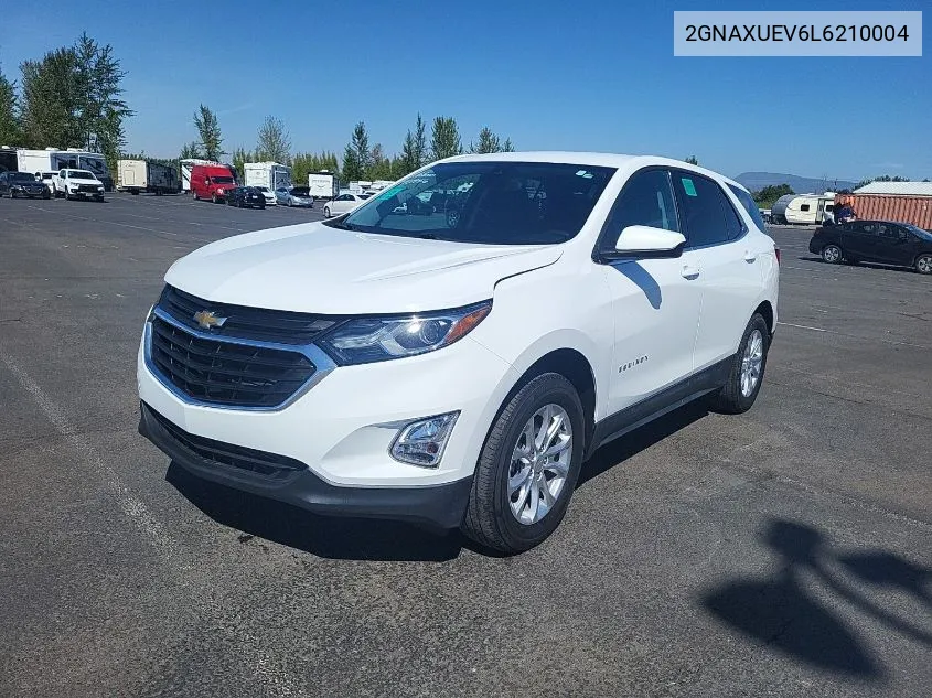 2020 Chevrolet Equinox Awd Lt 1.5L Turbo VIN: 2GNAXUEV6L6210004 Lot: 40226310