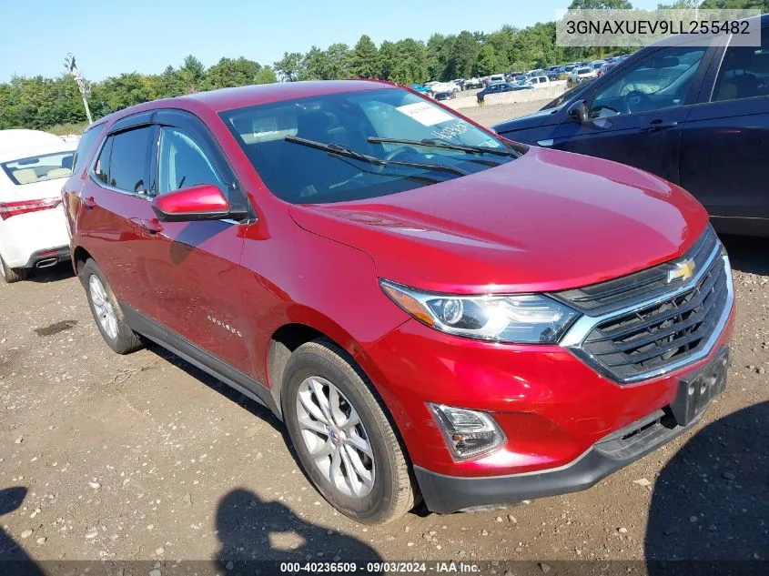 2020 Chevrolet Equinox Awd Lt 1.5L Turbo VIN: 3GNAXUEV9LL255482 Lot: 40236509