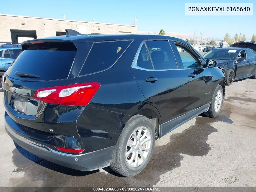 2020 Chevrolet Equinox Fwd Lt 1.5L Turbo VIN: 2GNAXKEVXL6165640 Lot: 40236688