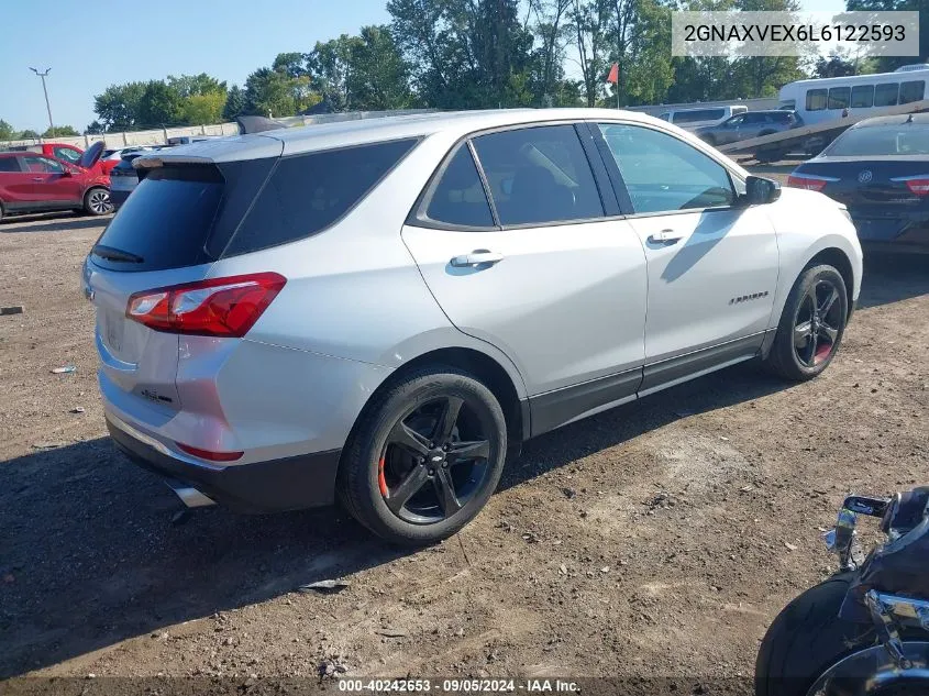 2020 Chevrolet Equinox Lt VIN: 2GNAXVEX6L6122593 Lot: 40242653